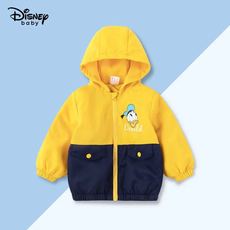 Cartoon cute Mickey Donald duck series jacket Disney children's autumn and winter warm and thickened new baseball uniform top