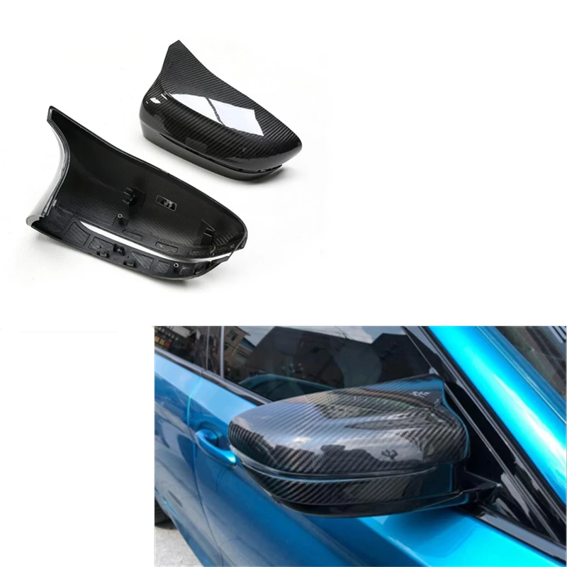 Dry Carbon Fiber LHD OEM style Replacement style Side Mirror Cover For Left Driver Cab BMW  M5 F90/M8 F91 F92 F93 2018+