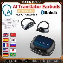 PAXA OpenAirUltra AI Real-time Translation Wireless Bluetooth 5.4 Earphones Hi-Fi HD Calling Headset Can Translate 144 languages