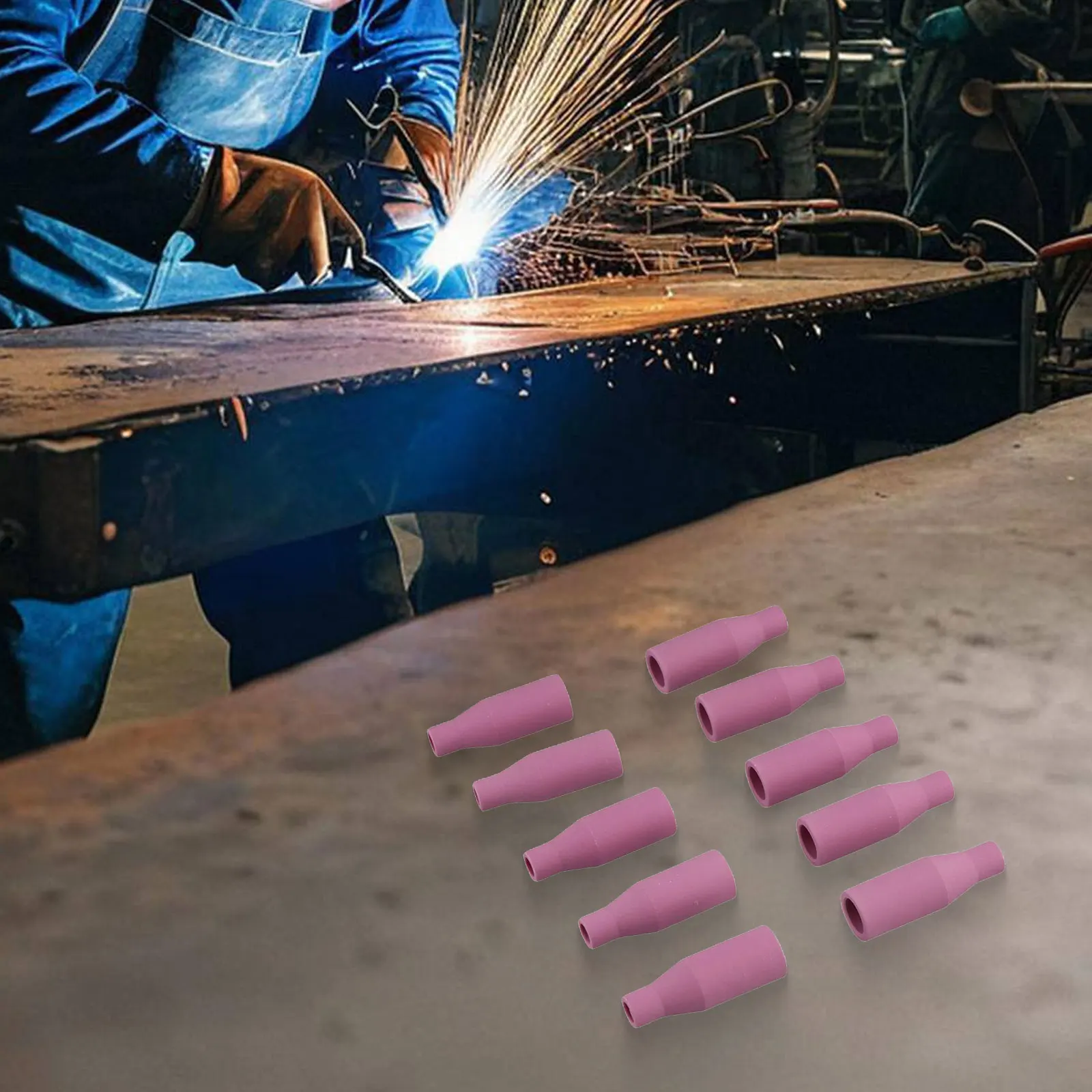 

Gas Welding Supplies MIG Welding Nozzle Welding Operations 10 Pack Welding Nozzles For Mig For MIG Welding Torch