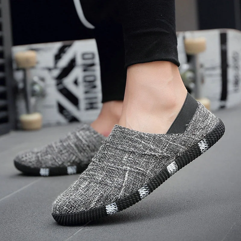 2023 Style men Espadrille Casual Flats Shoes Canvas Driving Loafers Flats Hemp Insole Shoes  newSummer Ethnic