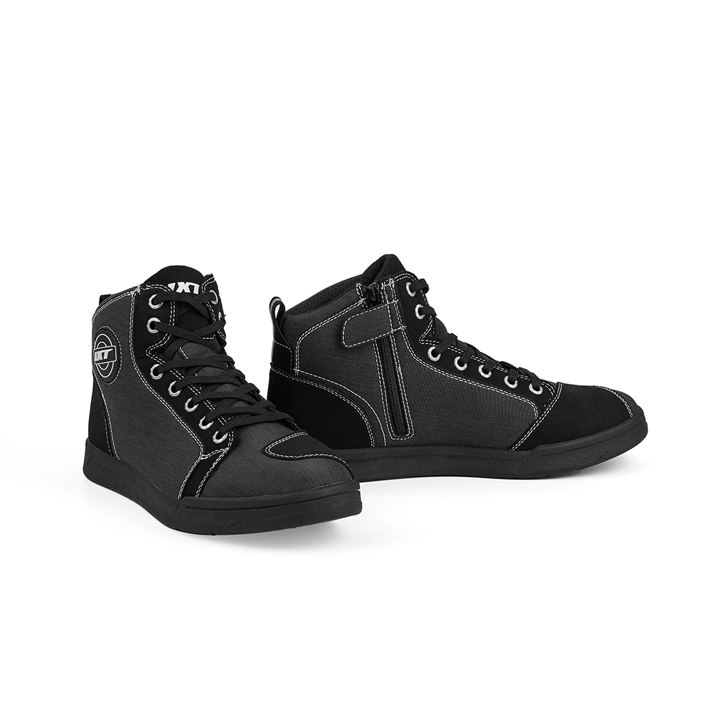 High Top Motorcycle Shoes Anti-slip Wear-resistant Motorbike Riding Sneakers Protective Motocross Boots for Men woma Road Riding