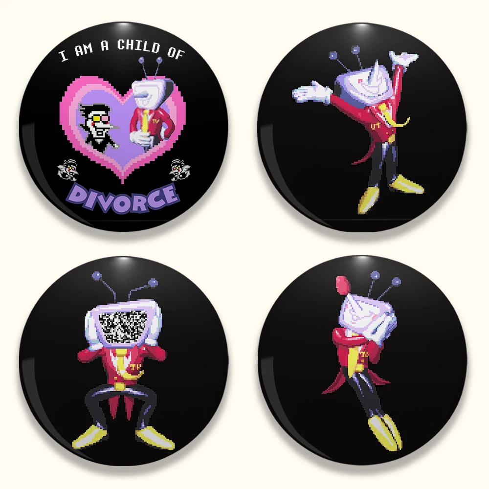 Забавные игровые значки Deltarune для аксессуаров Spamton Tenna Ralsei Kris Susie Undertale, брошь на пуговицах, булавки для фанатов, подарки для друзей