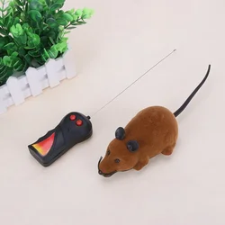 Wireless Plush Rat Electronic Mice Pet Remote Control Interactive Cat Mechanical Motion Kitten Rat Toy for Home Pets