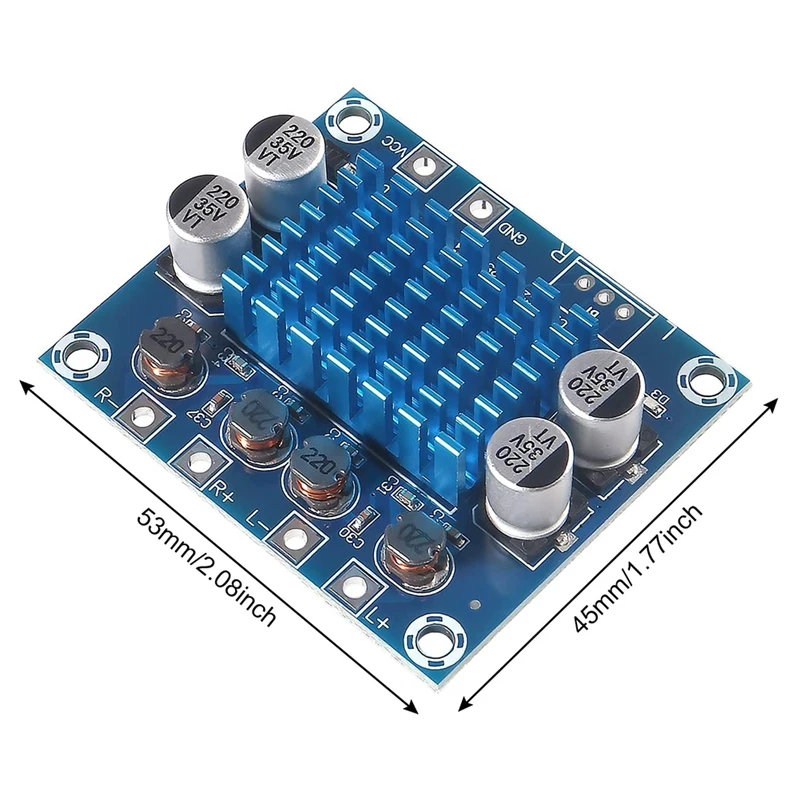 5Pcs TPA3110 XH-A232 30W+30W 2.0 Channel Digital Stereo Audio Power Amplifier Board DC 8-26V 3A