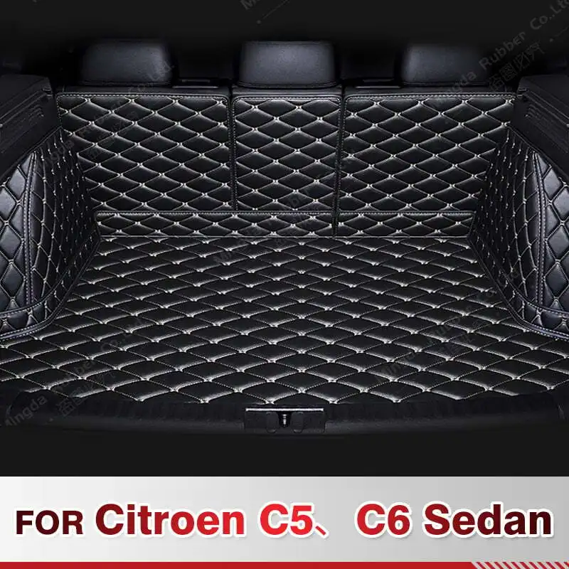 

For Citroen C5、C6 Sedan Auto Full Coverage Trunk Mat Car Anti-dirty Pad Protective Pad Cargo Liner Interior Accessories