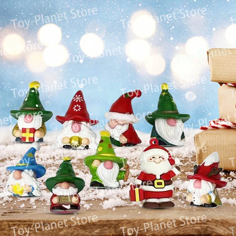 New Dwarf Christmas Advent Calendar 24pcs Set Countdown Box Boxes Birthday Gifts Pvc Dolls Ornaments Decoration Kid Toys Gifts