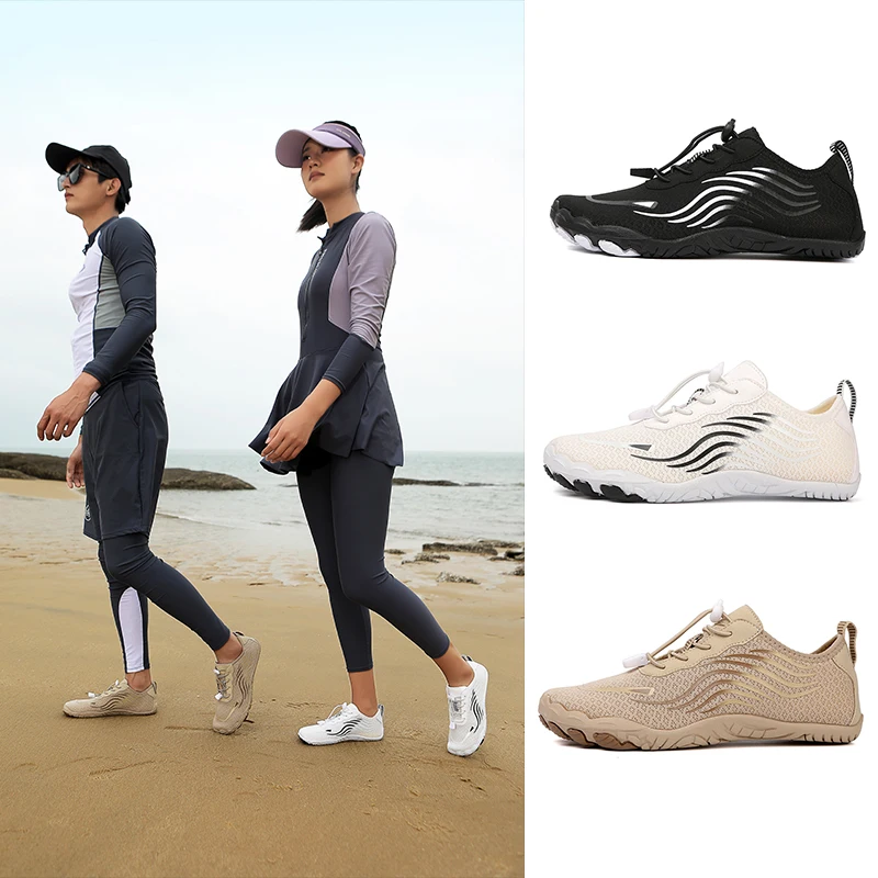 

New Women Men Barefoot Wading Shoes Quick-drying Outdoor Beach Swimming Aqua Shoes Indoor Unisex Fitness Yoga Footwear Sneakers