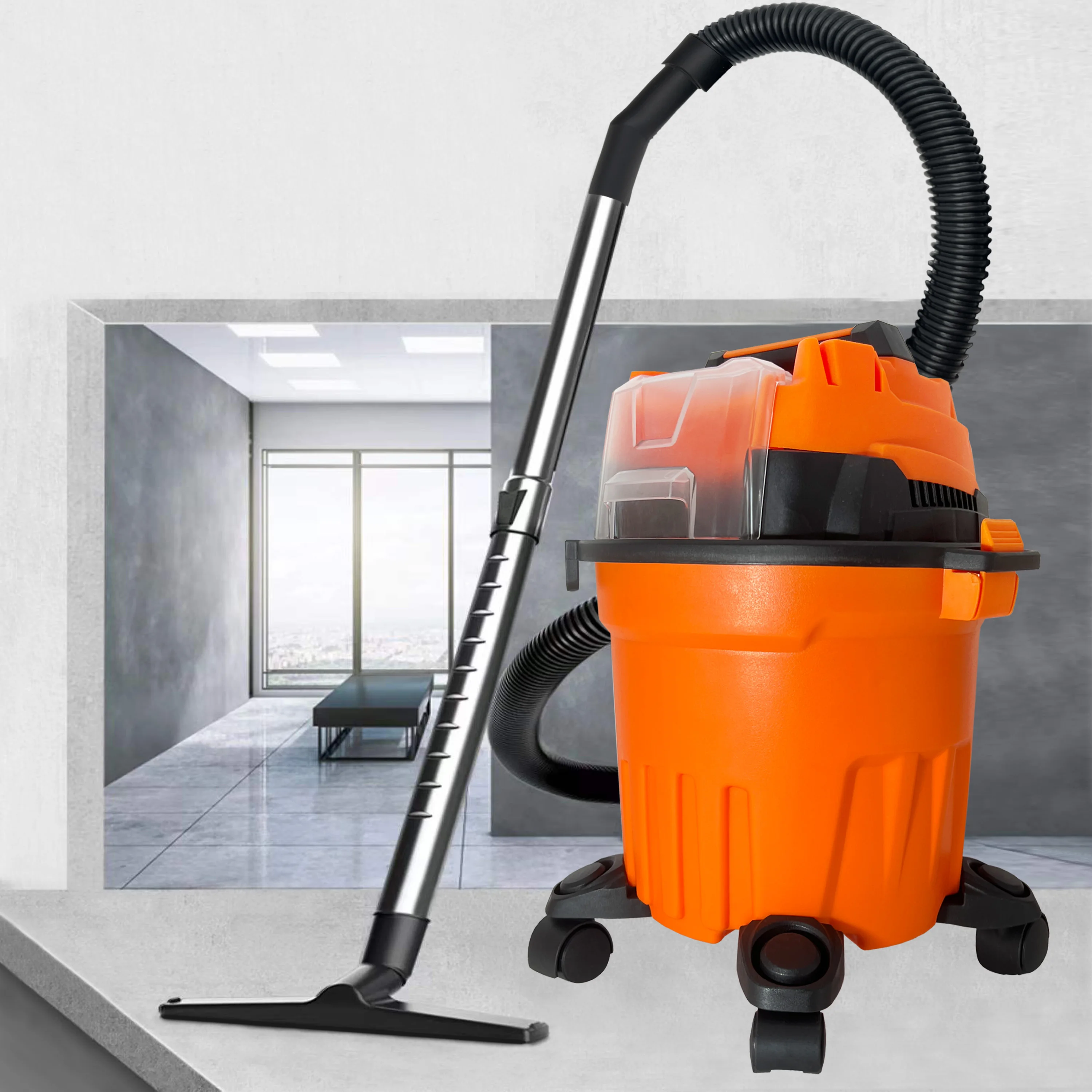 Multifunctional Industrial Home Dust And Car Wash High Suction Wet And Dry Cordless Vacuum Cleaner