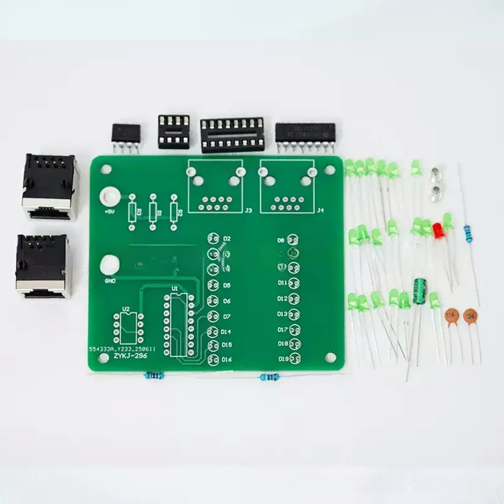 Network Cable Continuity Tester with Dedicated Shielding Layer Test Circuit Compatible with Metal Cased Connectors ZYKJ-296