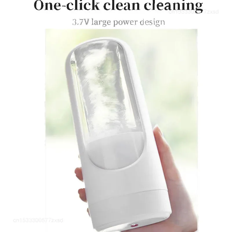 عصارة OLAYKS خفيفة الوزن محمولة بشفرة مزدوجة قابلة لإعادة الشحن سعة 300 مل، معالج طعام بنقرة واحدة للتنظيف التلقائي