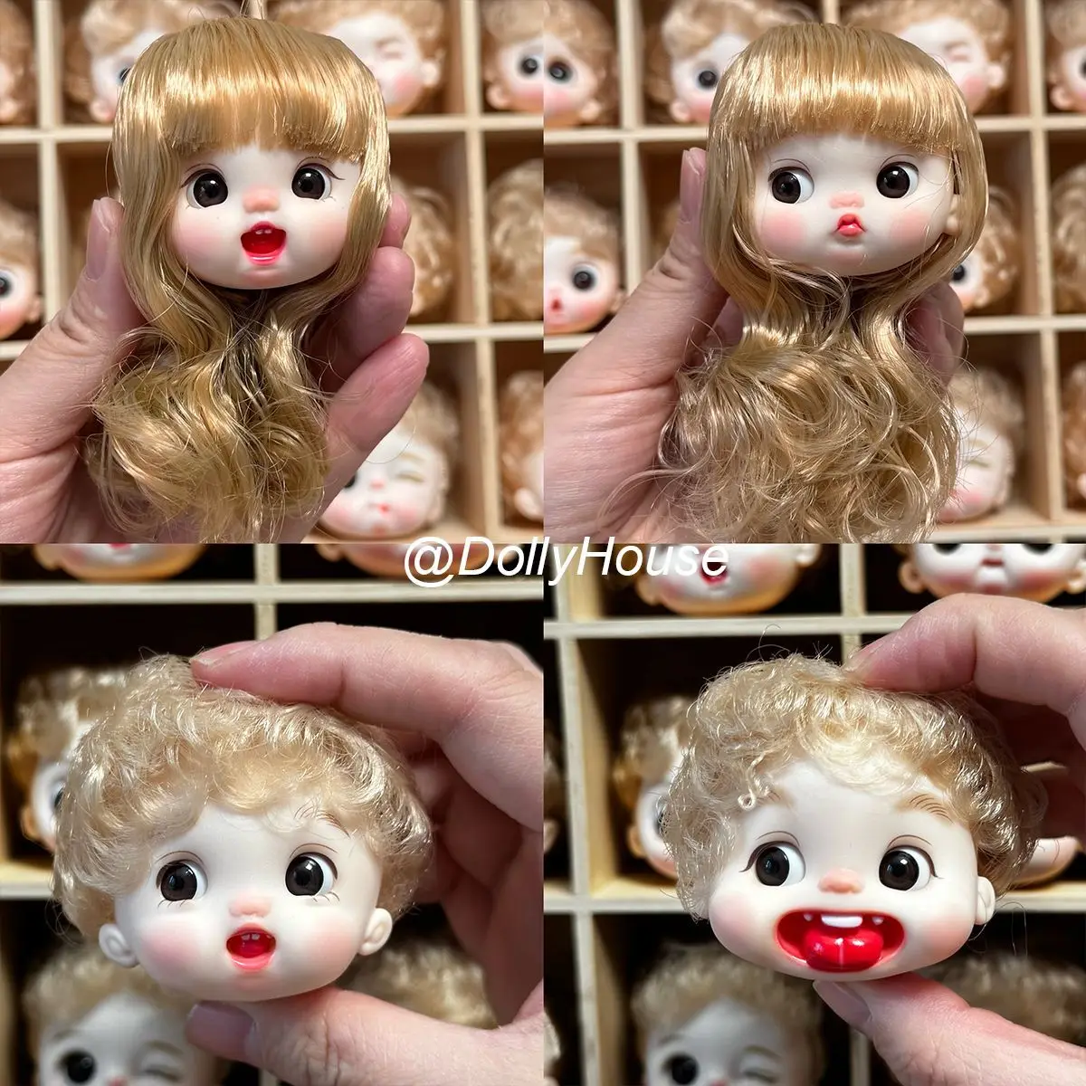 

2 inch 4.5 inch Cute OB11 Doll Vinyl Head Accessory Body Doll Surprise SD BJD Action Figure Christmas Girl Birthday Gift