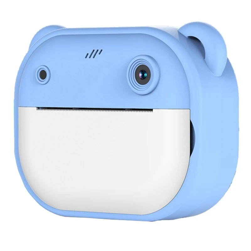 ABSQ-1080P เด็กพิมพ์กล้อง Dual กล้อง 240MP One-Touch พิมพ์กล้อง 2 ม้วน 57X25 มม.พิมพ์กระดาษ
