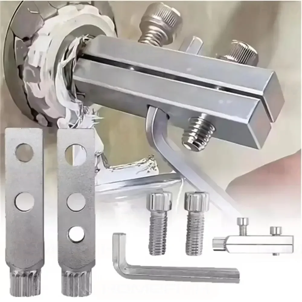 Professional Steel Broken Bolt Extractor - Water-Tap Angle Valve Remover Tool for 4/6 Points Damaged Screws Plumber's Repair Kit