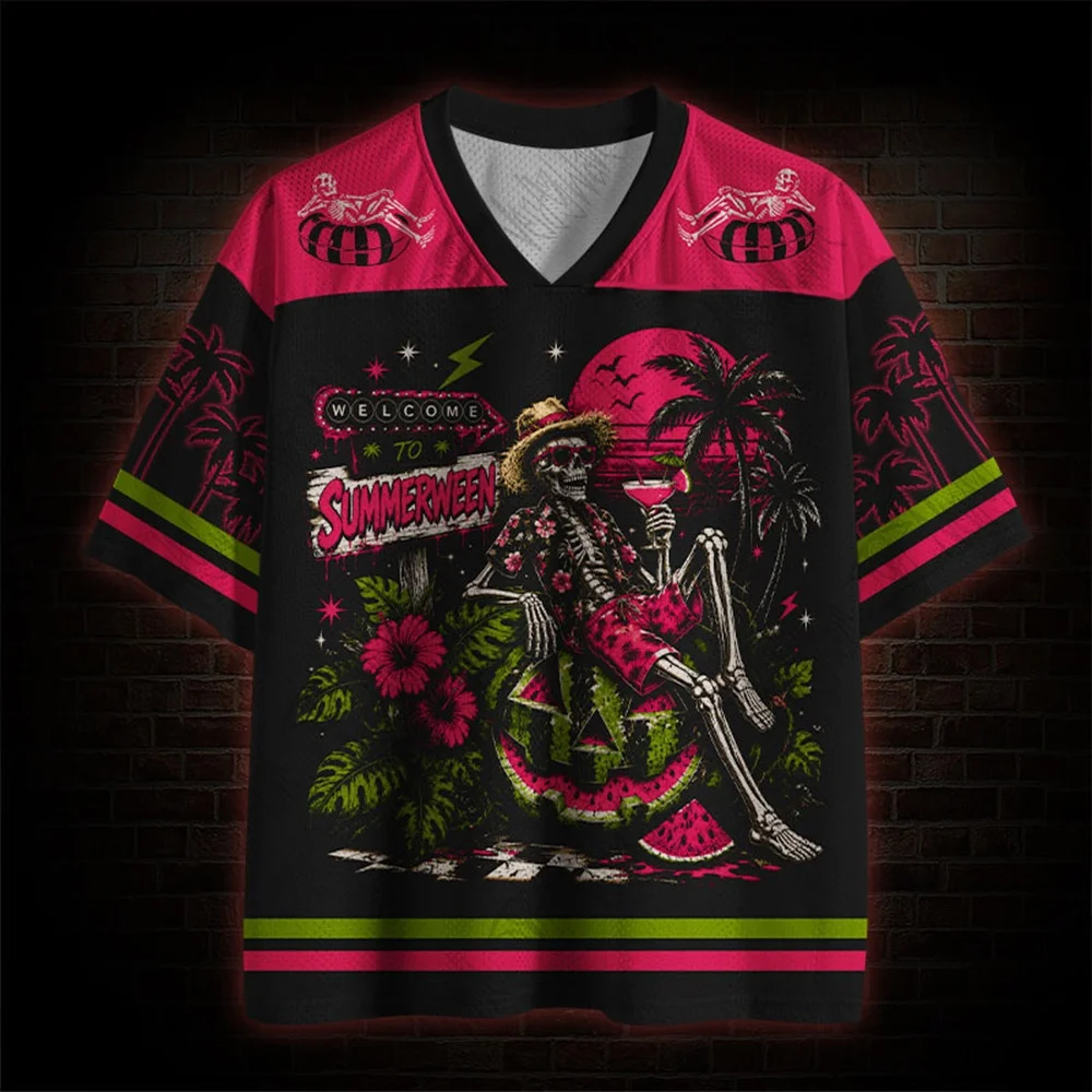 2026 New Nordic Mythical Theme Sports Fashion Short Sleeve V-neck Street View Clothing Mythical Fan Gifts T-shirt