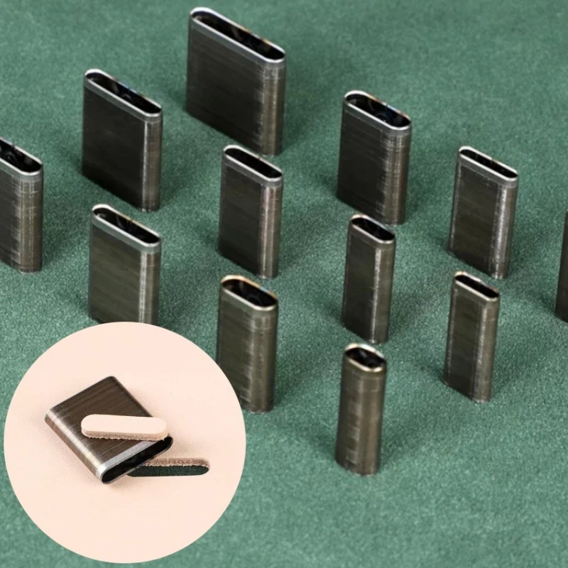 1Pcs Flat Belt Punch Chisel Leather Hole Puncher DIY Handmade Belt Strap Opening Tool for Leather Craft Wallet Making Supplies