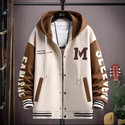 S-6XL veste cargo à capuche pour hommes poches vêtements pour hommes printemps automne mode japonaise adt manteau masculin à capuche maillot de baseball nouveau