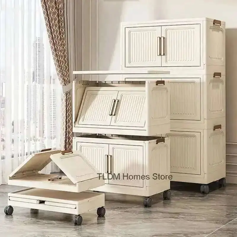 

Minimalist Nordic Wardrobes Closet Home Storage Locker Multi-functional Floor Bedroom Furniture Free Installation Clothes Closet
