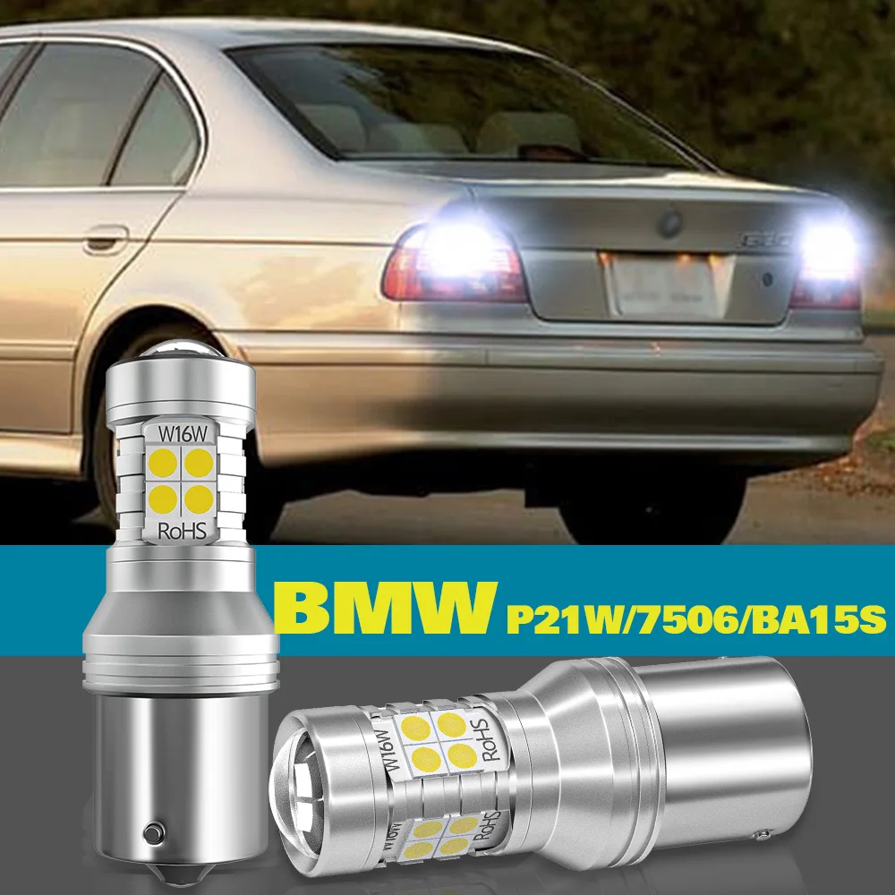 

Reverse Light P21W BA15S For BMW 5 6 7 Series E39 E64 E38 E63 2005 2006 2007 2008 2009 2010 Accessories 2pcs LED Backup Lamp