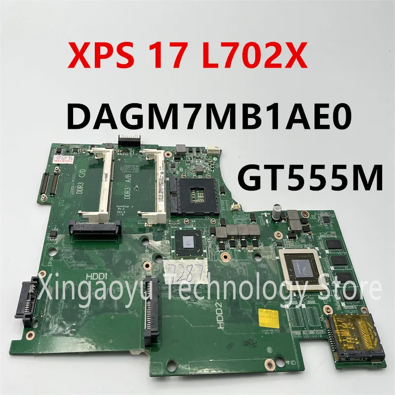 

Original For DELL XPS 17 L702X Laptop Motherboard DAGM7MB1AE0 HM65 DDR3 GT540M 100% TESED OK