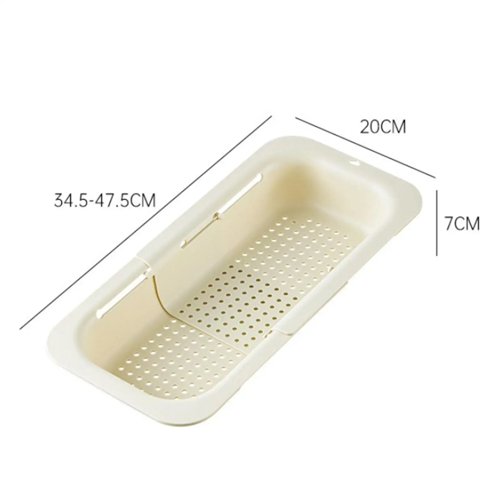 Colander Strainer over The Sink Colander Extendable Bathtub Tray Kitchen Gadgets Home Kitchen Strainer Dish Rack Drainer