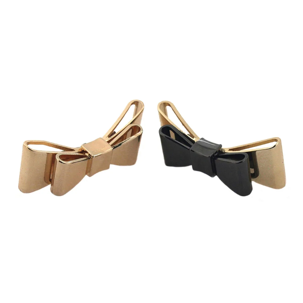 2pcs Metal Bowknot Buckle New Style Special Shoes Clip Clasp for Handbag Bag Garments Hardware Closure Bag Parts Accessories