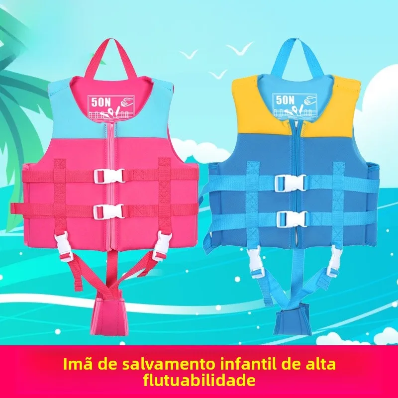 leidi-children's-life-jacket-thickened-beach-swimming-female-baby-rescue-clothes-professional-high-buoyancy-water-sports-safe