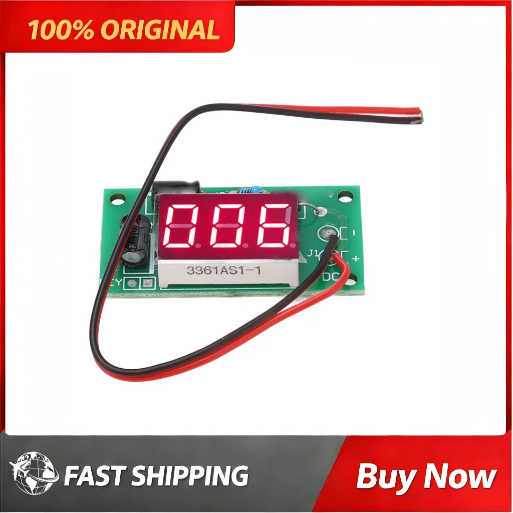 2/3 Digit Trigger Counter Module Red Digital Tube Power Accumulator Memory Function External Trigger Button 4-7V Counting Tool