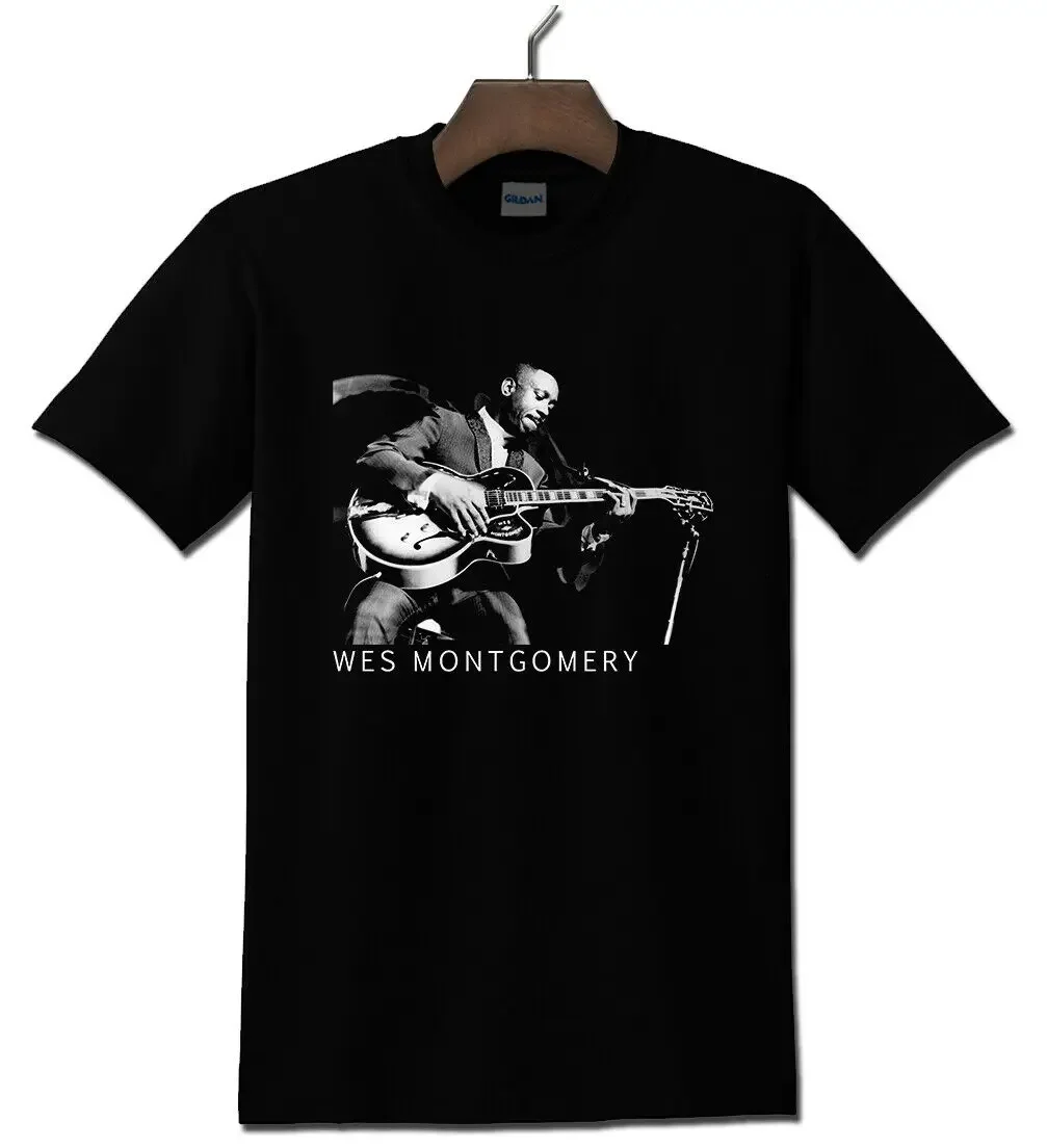 Wes Montgomery American Jazz Guitarist Black T-Shirt S - 5Xl Tee Shirt