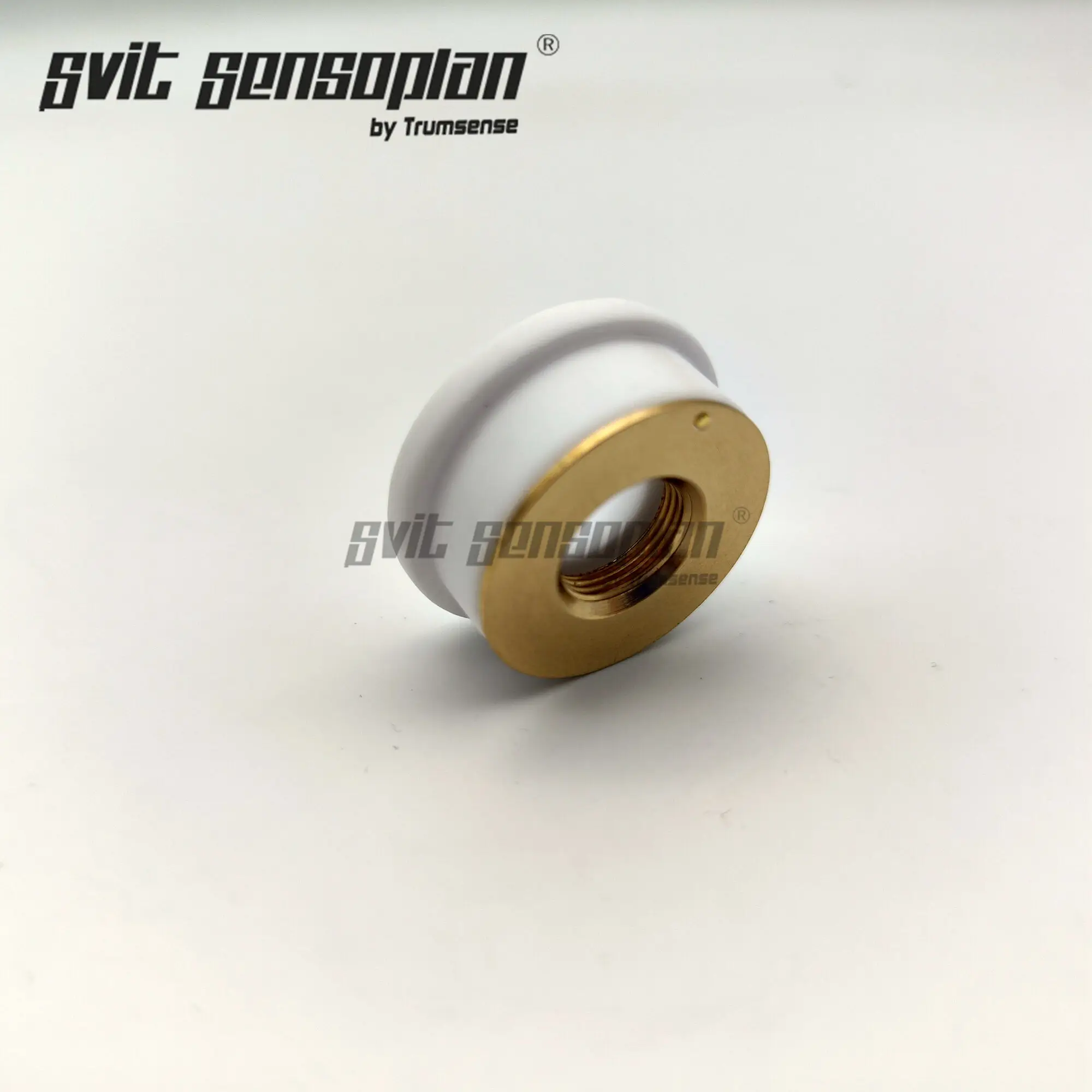 Gold Coating Ceramic Ring Used for Optical Fiber Laser Cutting Machine 24.5 X 28mm Precitec KT B2 CON for Most Popular Machine