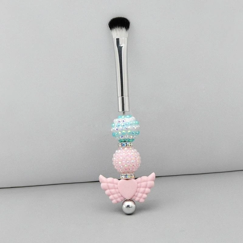 5pcs Beadable Makeup Brushes Set DIY Makeup Cosmetic Brushes Beaded Brushes Kits
