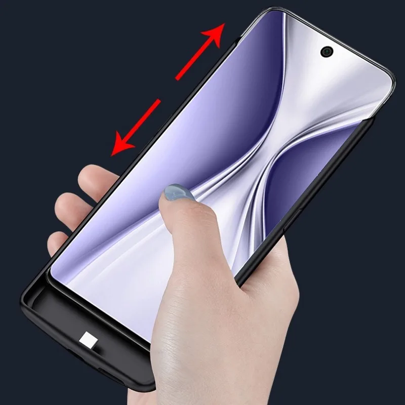 Portable Extended Charging Case for Honor 90 90 Pro Power Bank External Battery Case Battery 10000mAh