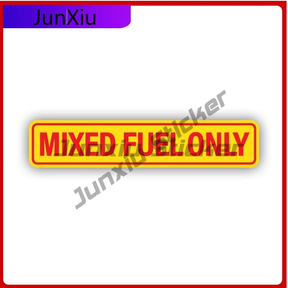 

Mixed Fuel Only Sticker Creative Decals Danger Warning Hazard Safety Fuel Can Gas Auto Decor Car Sticker Vinyl Decal Waterproof