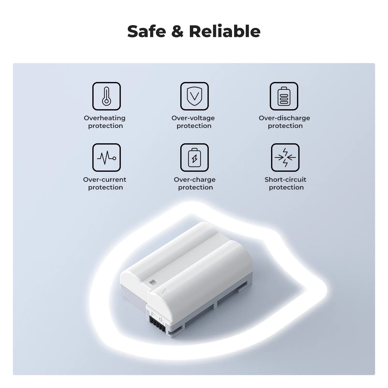 Аккумулятор K&F Concept EN-EL15C емкостью 2600 мАч и быстрой зарядкой Type-C для видеокамер Nikon Z8 Z7II Z 7 Z 6 Z5