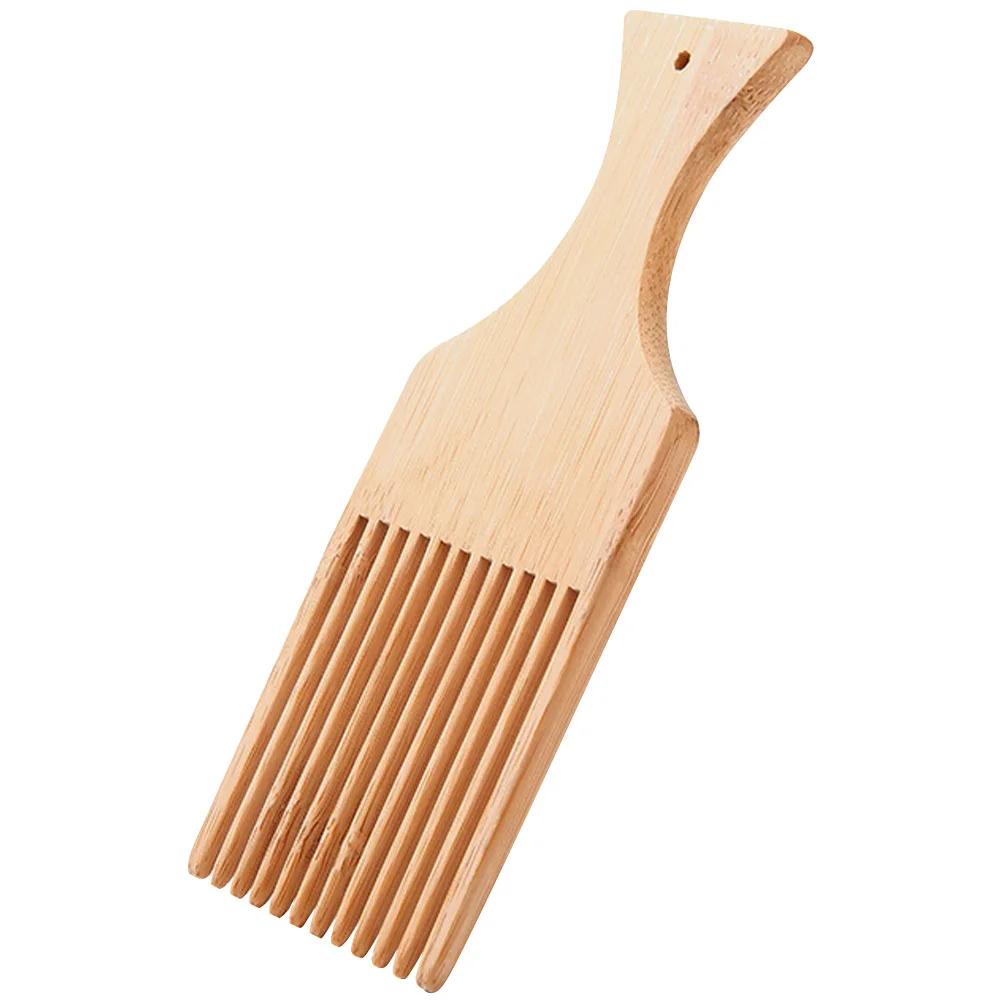 

Wooden Wide Tooth Comb Stylish Hairstyling Accessory for Men Women Professional Salon Use Lightweight Easy Grip Party Meeting