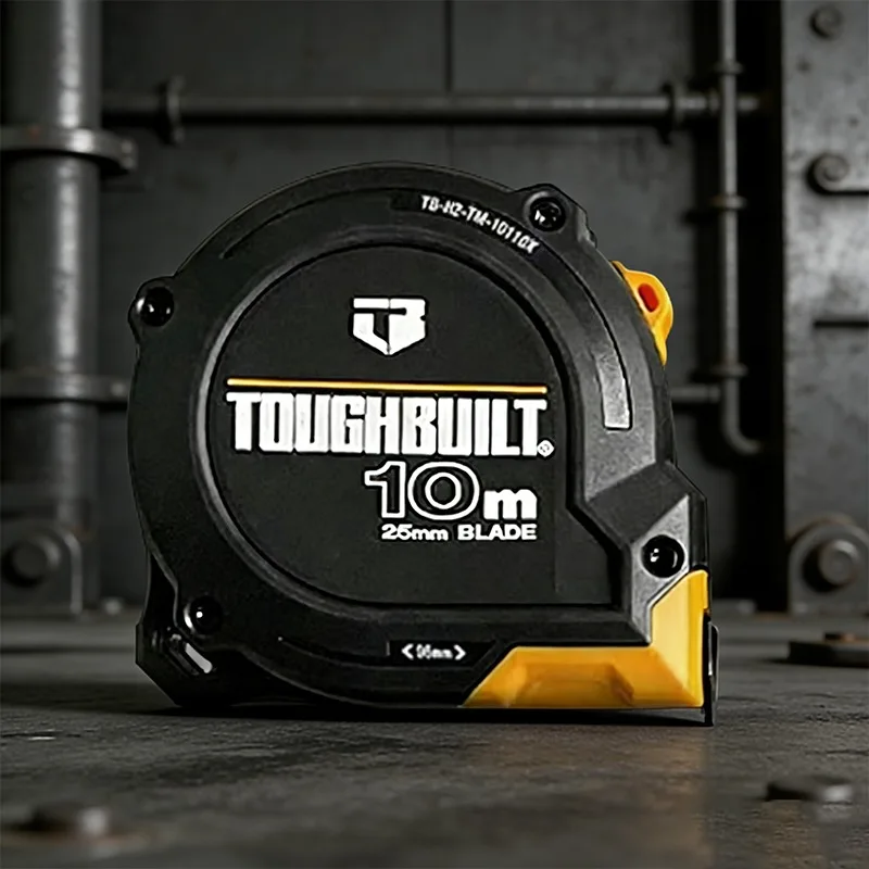 TOUGHBULILT TB-H2-TM-10110X  High Precision Wear Resistant Steel Tape Measure With Automatic Rewinding Construction Hand Tools