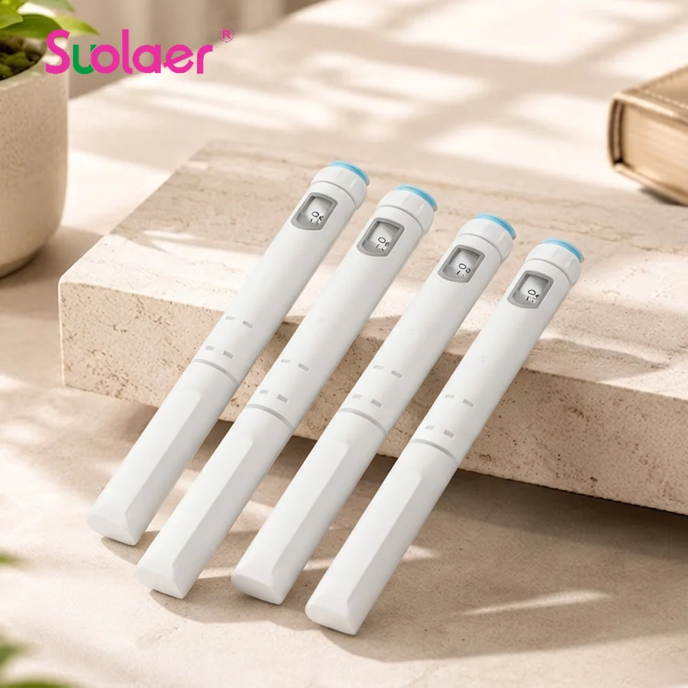 5-30PCS Disposable Injection Pens, Adaptation 3ml Cartridges Adjustable Dosage 60U Insulin Pen Injector for Insulin Injection