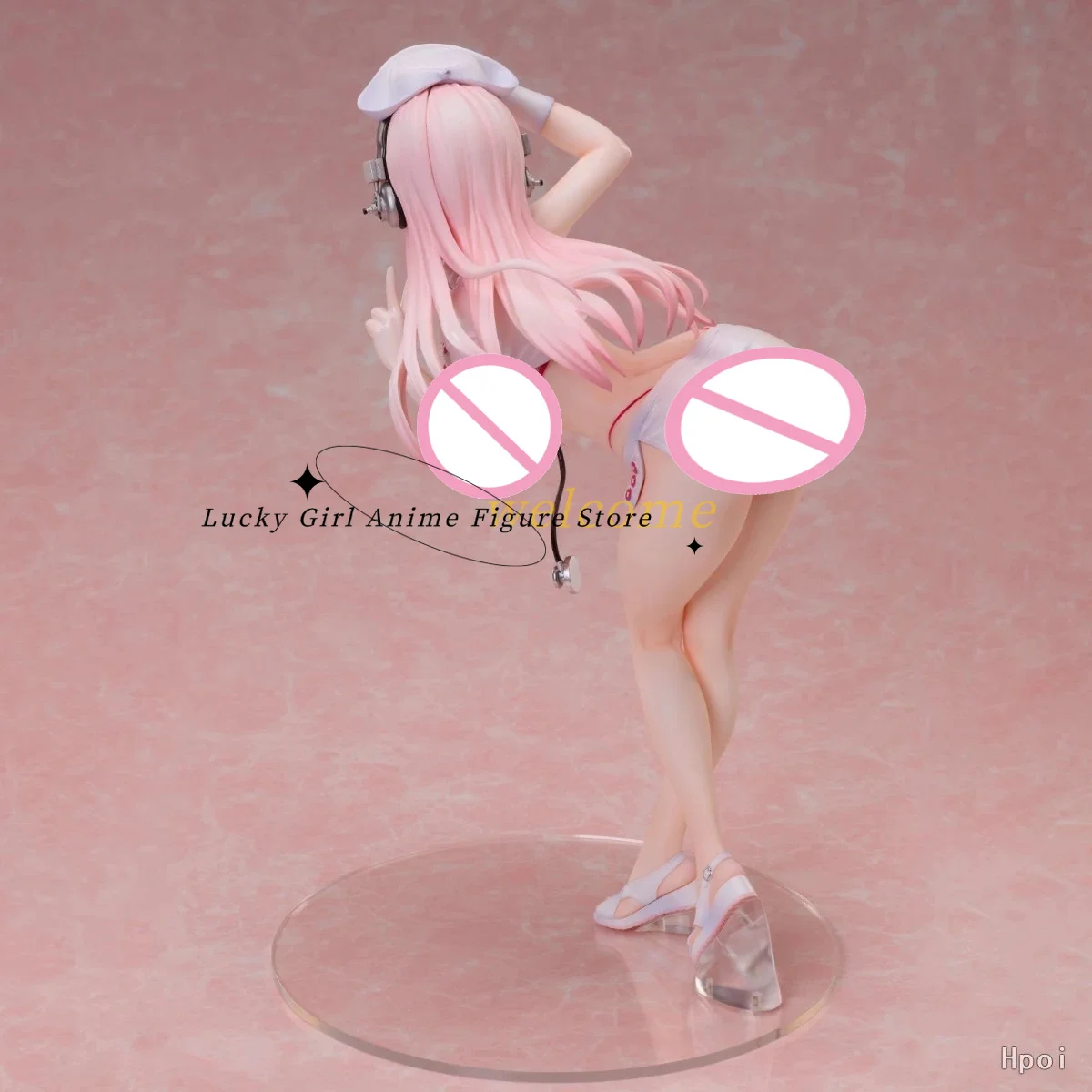 In Stock Original UnionCreative SUPER SONICO Nurse Bikini Ver. 22CM Anime Decorative Doll 2026 New Product 1/6 Figure Toy