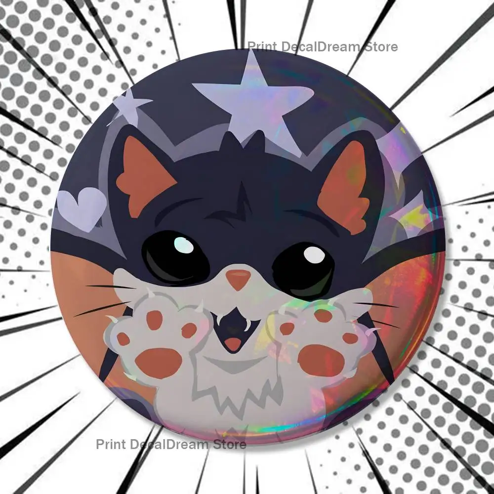 A-Adopts Me Game Badges Creative Tinplate Button Pins Brooch Creative Quotes Badge Clothes Backpack Jewelry Gift