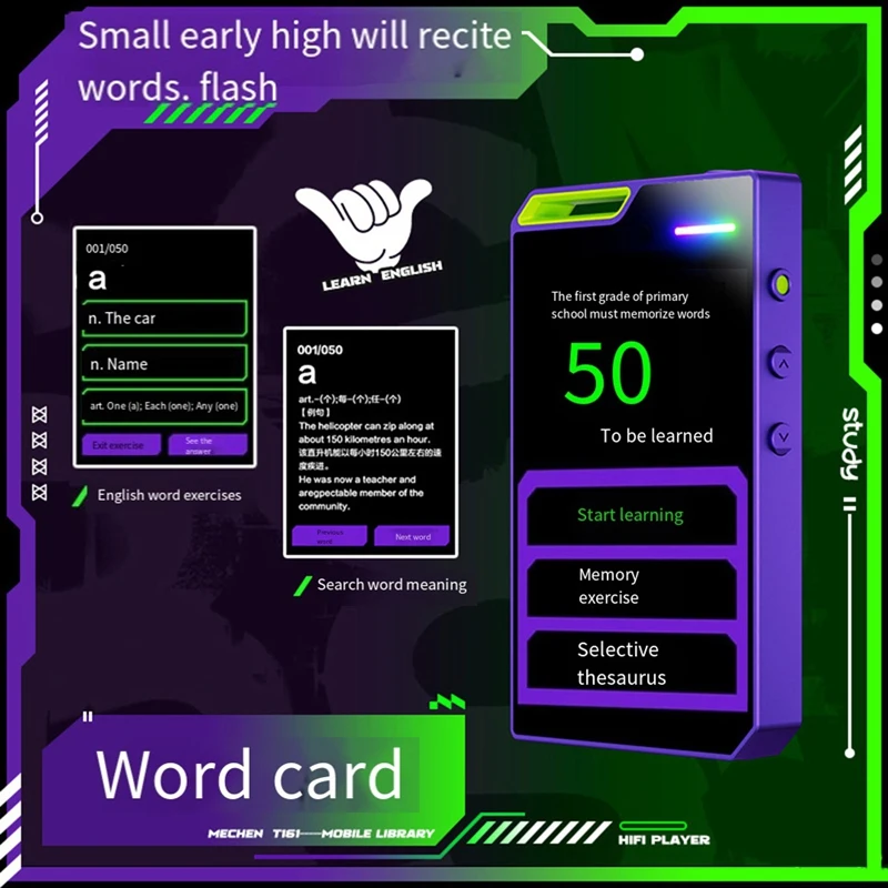 64GB MCT161 بلوتوث الموسيقى MP3/MP4 مشغل محمول 2.8 "IPS HD شاشة عرض 720P كاميرا فيديو مع تسجيل B