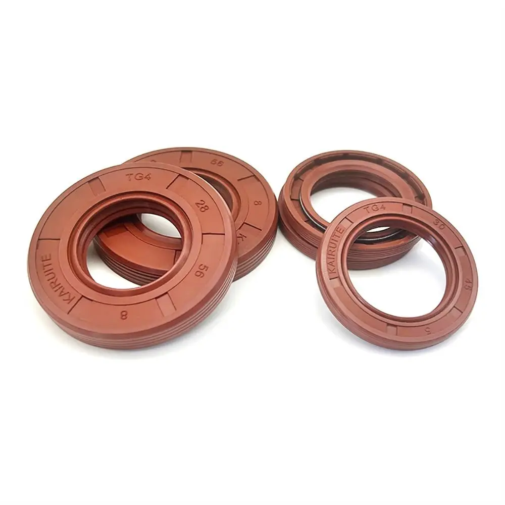 3Pcs ID 20mm OD 28-52mm FKM Skeleton Oil Seal High Temperature Resistant FKM Fluoro Rubber TC FB TG4 Oil Seal Acid Resistant