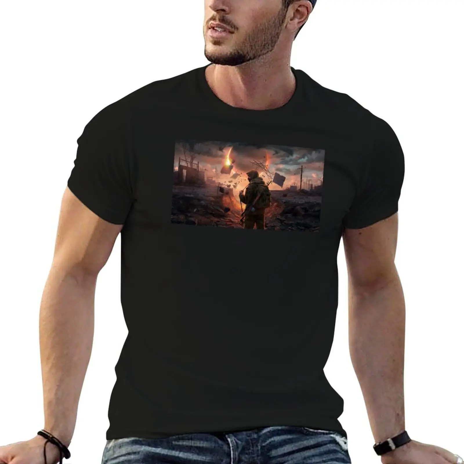 Into The Radius VR Art - Virtual Reality Survival Game Art T-Shirt Outdoor Activity Sports T-Shirt