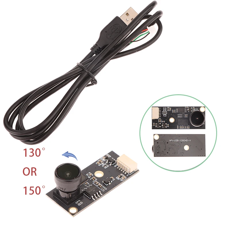 1080PHD USB Camera Module For 3D Printer Fixed Focus 130/150 Degrees Free Drive USB2.0 UVC OTG ForLinux