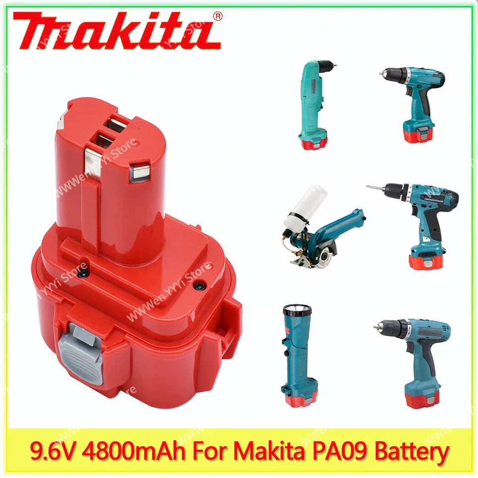 

Makita 9800mAh 9.6V 4800mAh 6800mAh Ni-MH Electric Tool Battery Makita PA09 9120 9122 9133 9134 9135 9135A 6222D 6260D PA09 L70