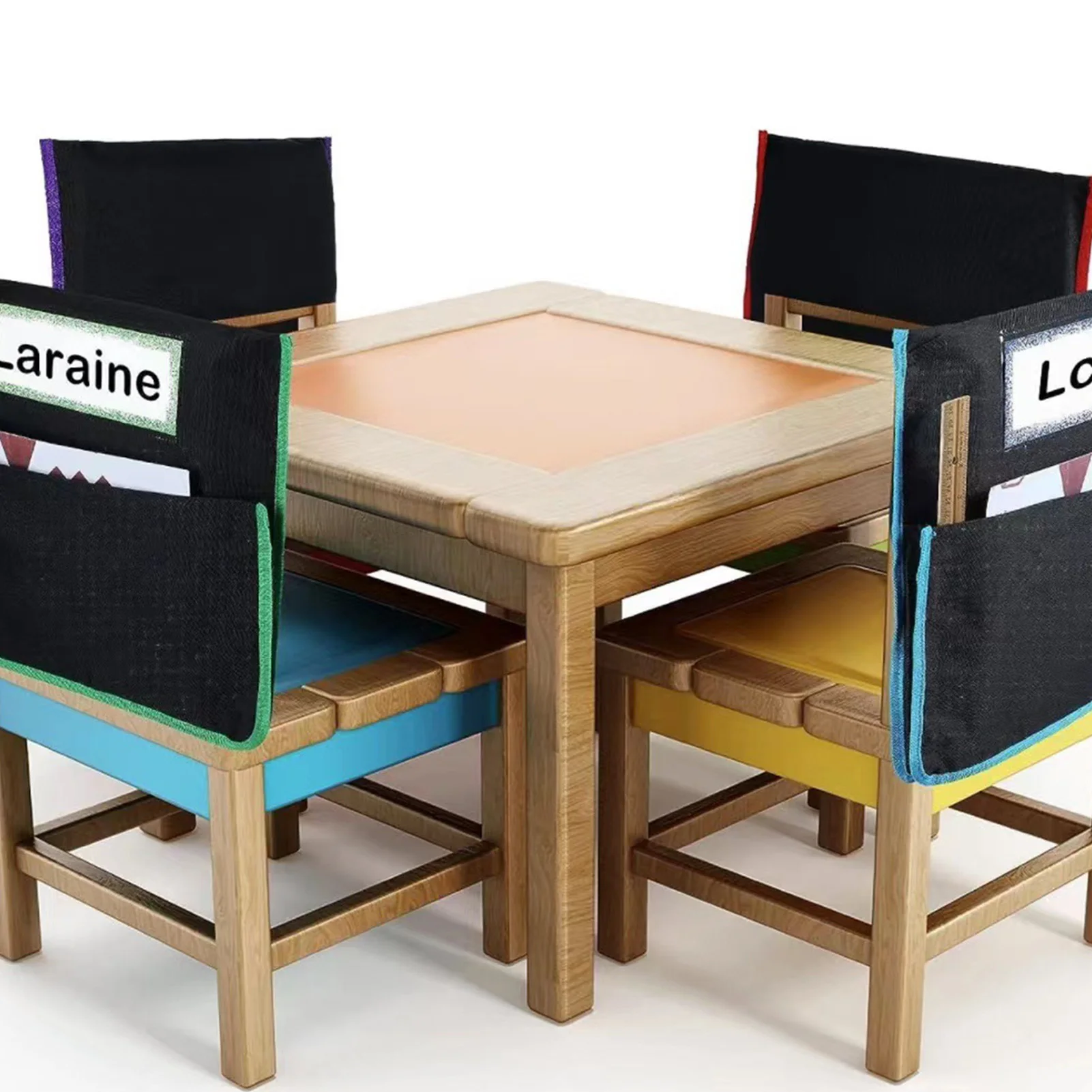 Chairback Buddy Pocket Chart Organizer with Label Slot Multiple Pockets for School Home Classroom Preschool