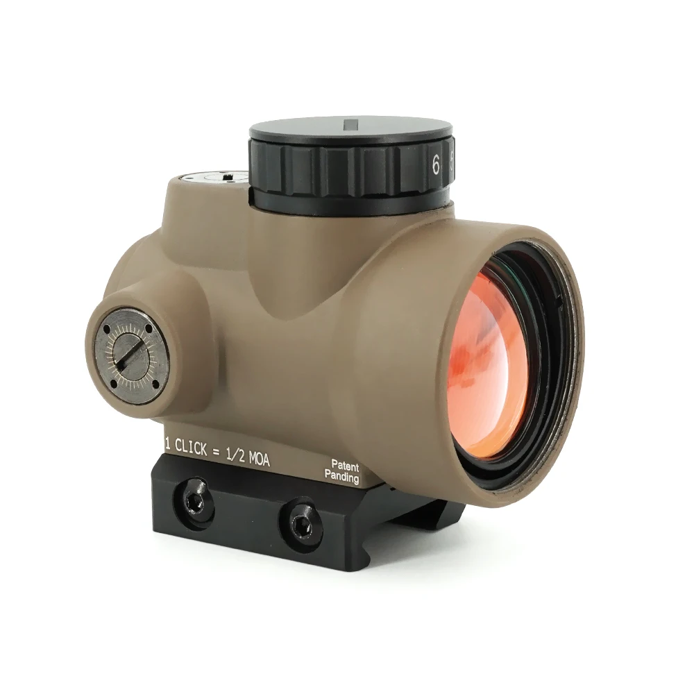 Pop Tactical Gear Airsoft M-R-O 2MOA Red Dot Reflex Sight W/Original Logo For Hunting Air soft 2
