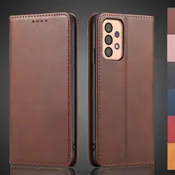 Magnetic attraction Leather Case for Samsung Galaxy A23 5G Holster Flip Cover Case Wallet Phone Bags Fundas Coque