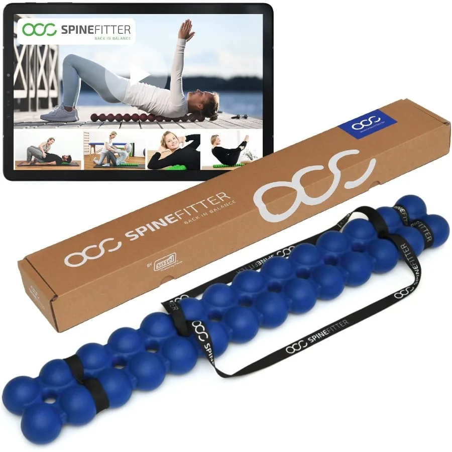 

SPINEFITTER by Blue Massage Device for Back and Balance Back Trainer Relieves Tension and Blockages Ideal for Pilates and Yoga