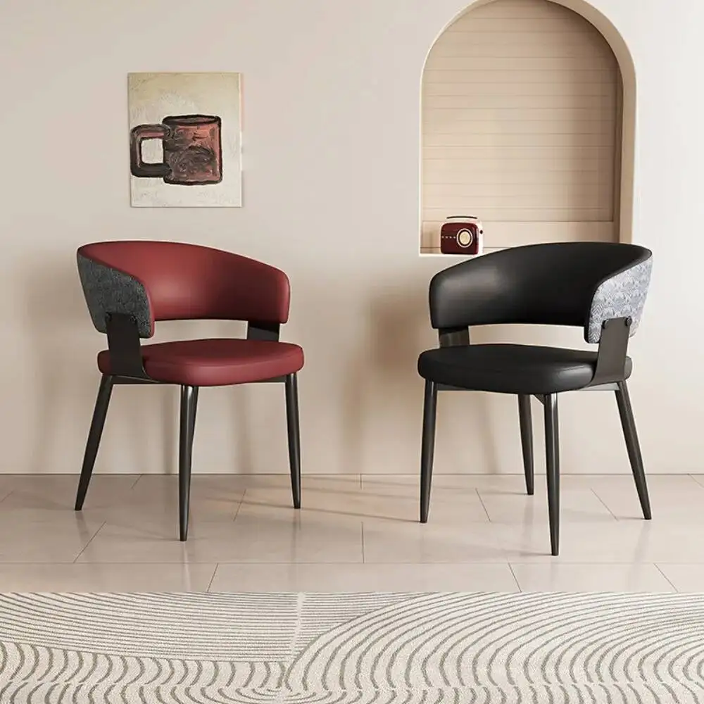 Room Cafe Chair Living Dining Minimalist Room Vanity Nordic Relaxing Chair Soft Chairs for Kitchen Events Poltronas Furniture
