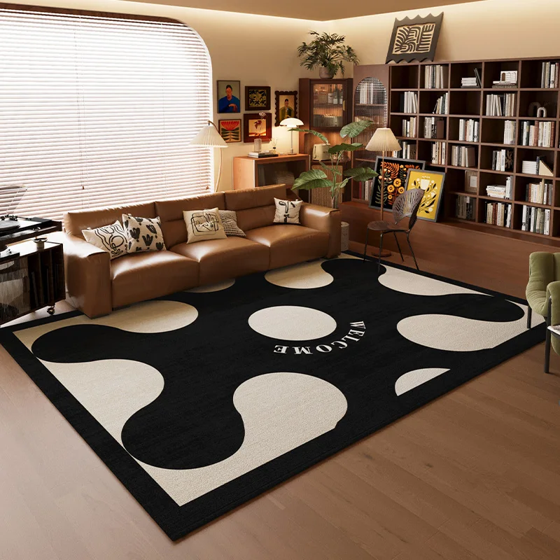 American Retro Living Room Decoration Carpet Large Area Rugs for Bedroom Fluffy Soft Lounge Rug Home Thicken Anti-slip Floor Mat